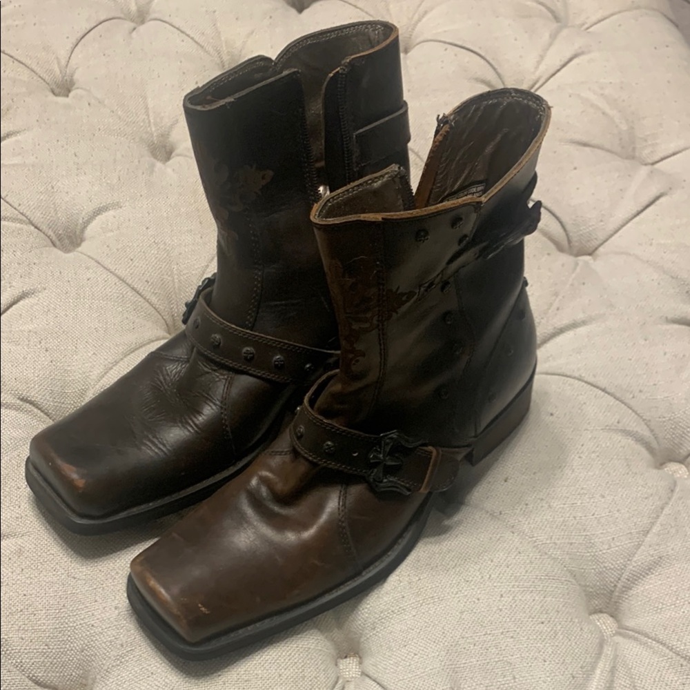 Men's Brown Leather Boots